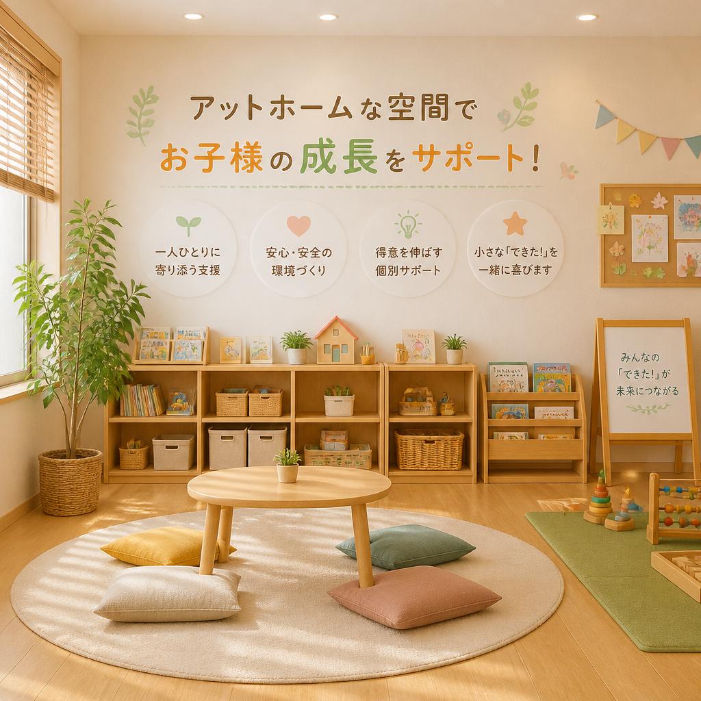 アットホームな空間でお子様の成長をサポート！
