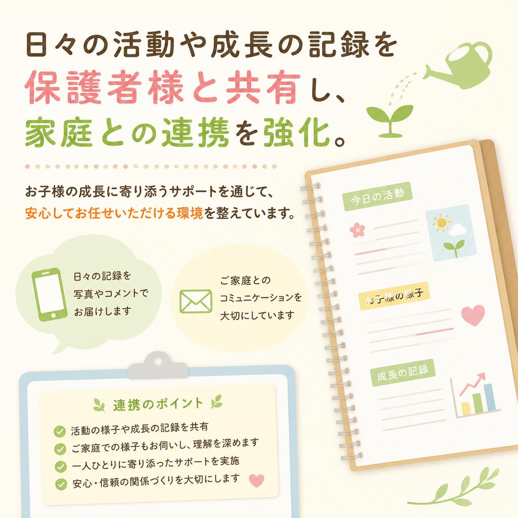 保護者様との連携を重視